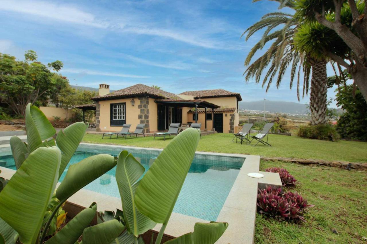 Casa Privada Con Piscinajacuzzi En La Orotava Villa Exterior foto