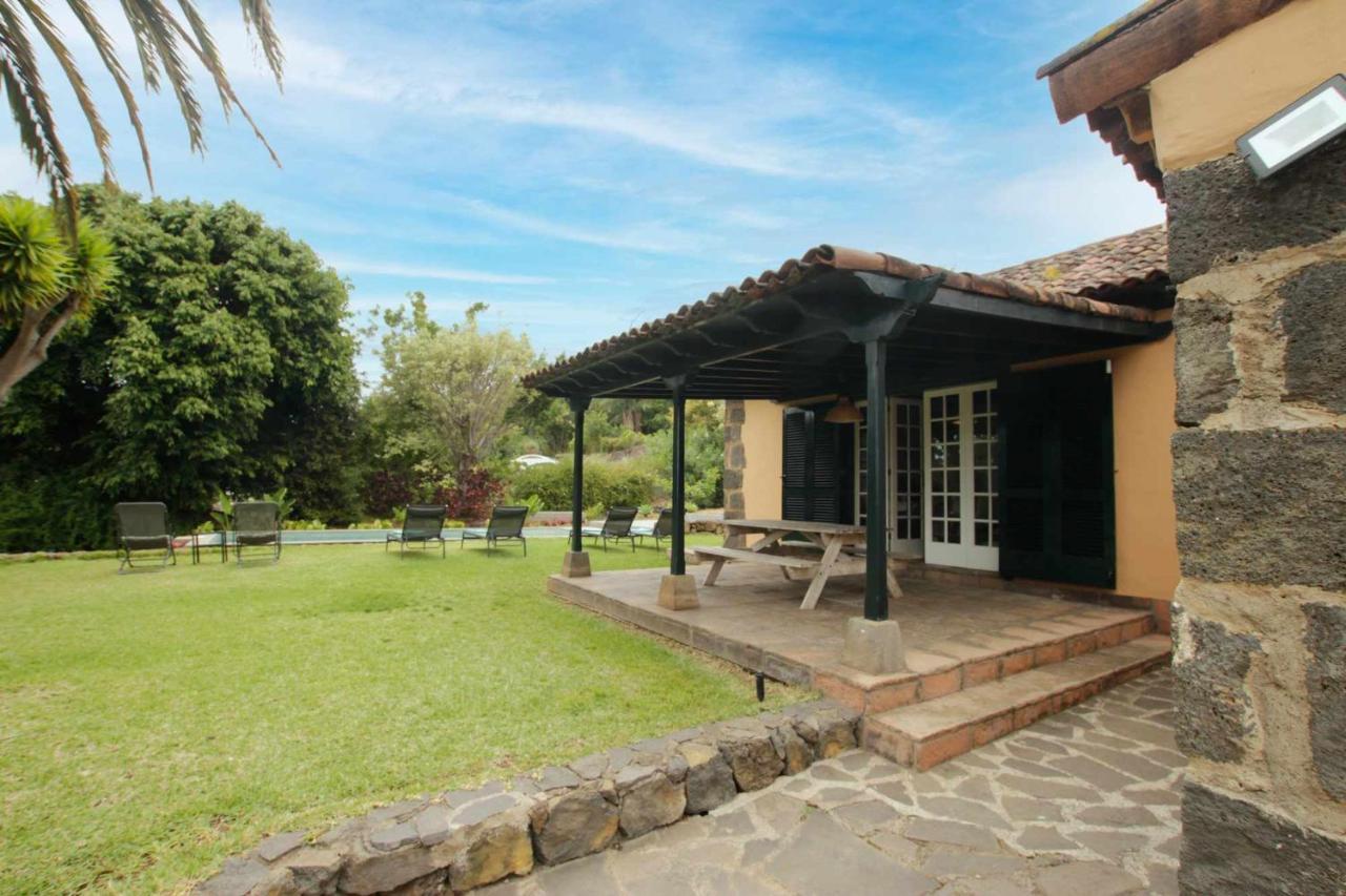 Casa Privada Con Piscinajacuzzi En La Orotava Villa Exterior foto
